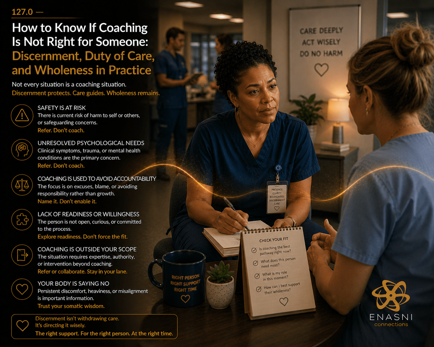 127.0 — How to Know If Coaching Is Not Right for Someone